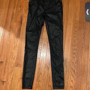 Sam Edelman Women’s faux leather skinny pants X small inseam 29” elastic waist
